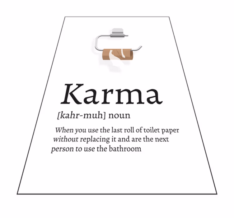 Custom rug good deeds lead to good outcomes - TenStickers