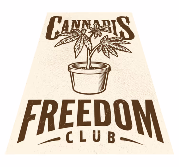 Custom rug for cannabis enthusiasts club - TenStickers