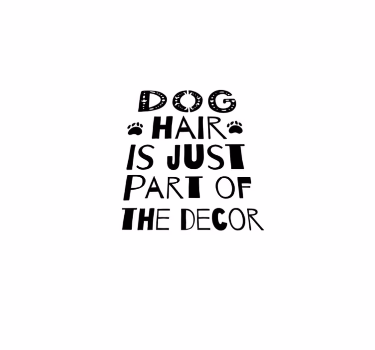 Custom rug dog hair is simply part of the decor - TenStickers