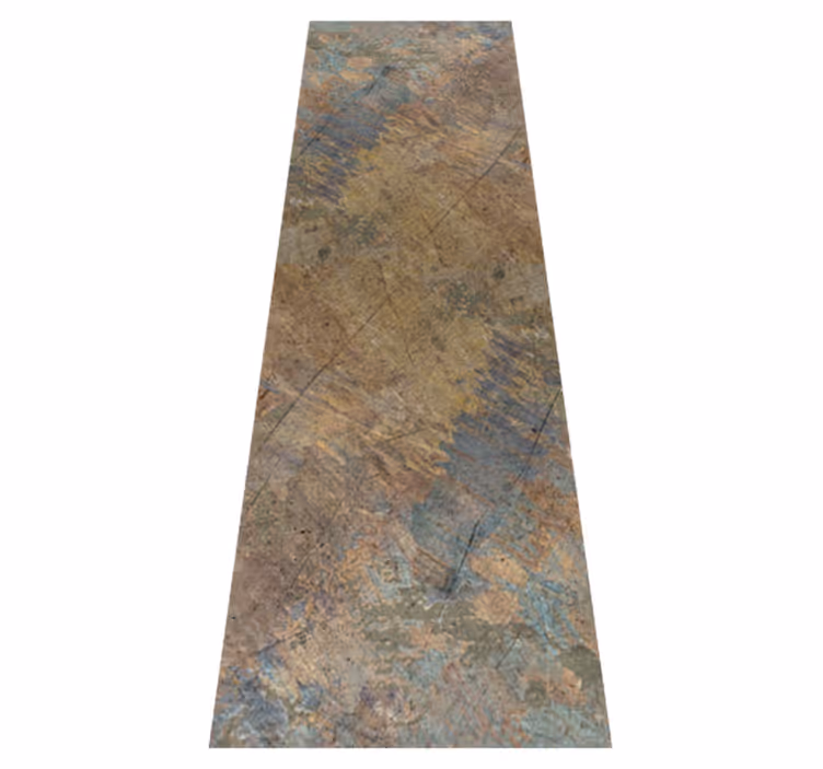 Textured vinyl rug with concrete effect industrial decor - TenStickers