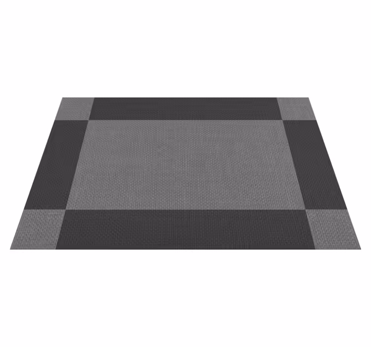 Grey vinyl rug with an elegant gray background - TenStickers