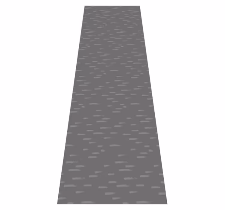 Hall vinyl rug in minimalistic grey concrete stripes - TenStickers