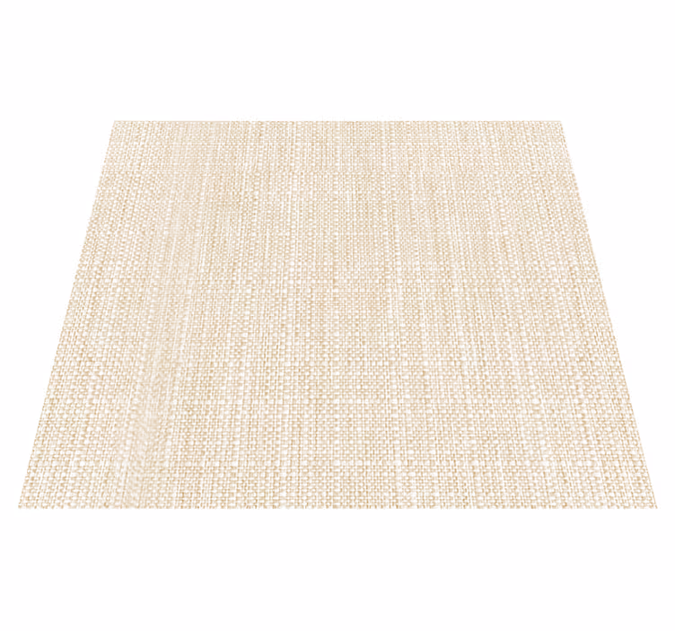 Beige vinyl rug in tamil fabric beige - TenStickers