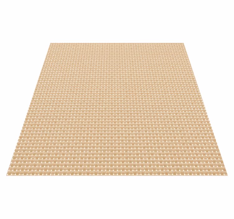 Beige vinyl rug in soft beige shade - TenStickers