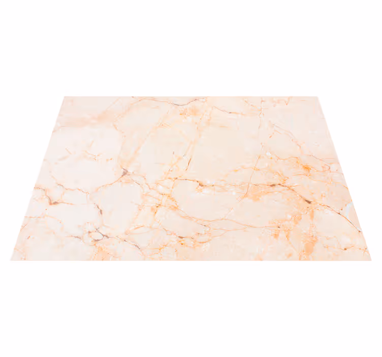 Beige vinyl rug with marble effect texture - TenStickers