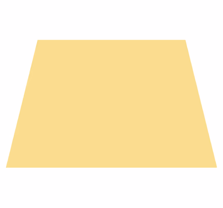 Yellow vinyl rug in mustard hues - TenStickers