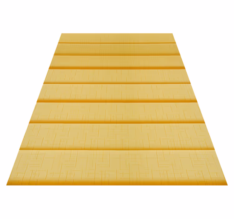 Yellow vinyl rug fabric effect replica - TenStickers