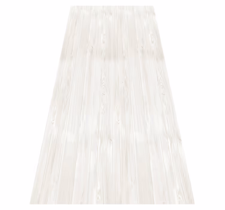 White vinyl rug in white wood style - TenStickers
