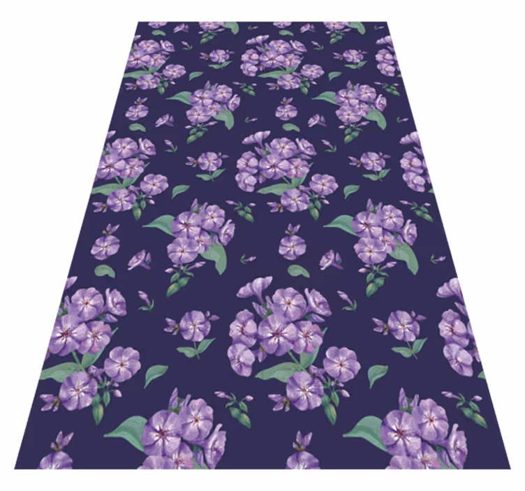 Purple vinyl rug in violet color - TenStickers
