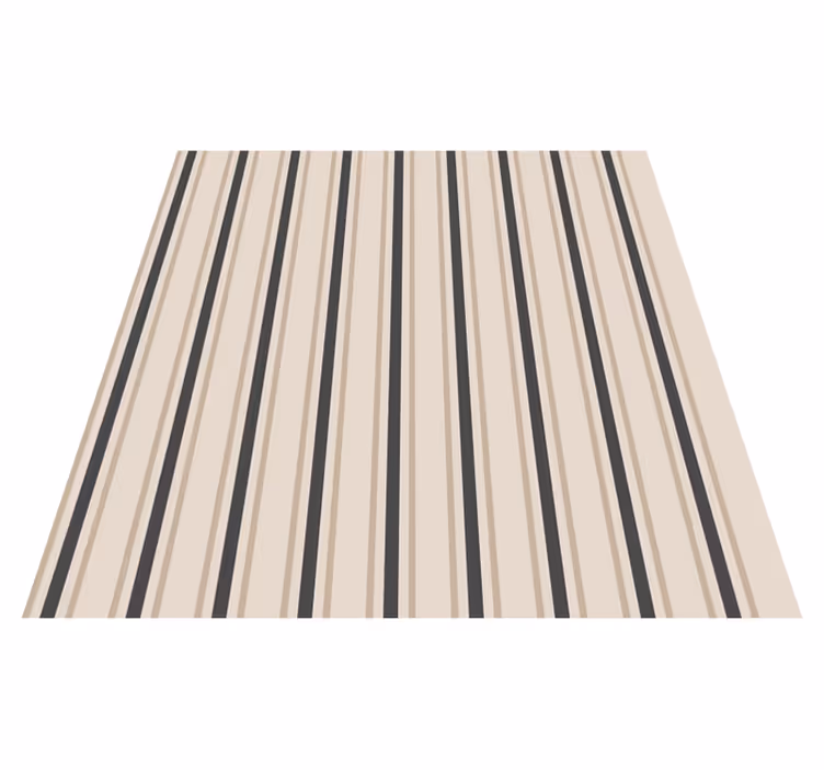 Black and beige outdoor vinyl rug - TenStickers