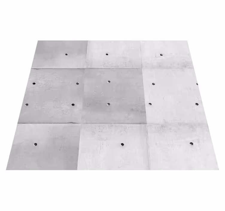 Outdoor vinyl rug minimalist concrete design - TenStickers