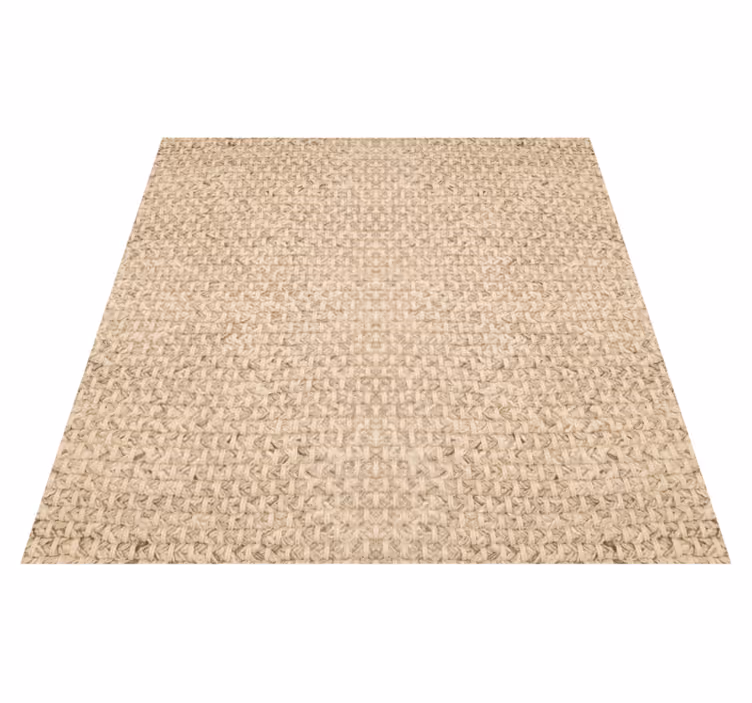 Beige fabric outdoor vinyl rug - TenStickers