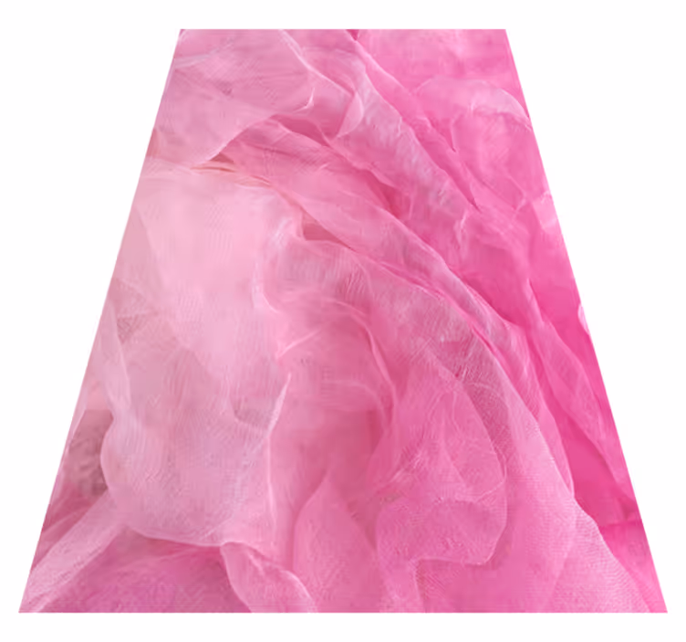 Pink vinyl rug with soft fabric texture - TenStickers