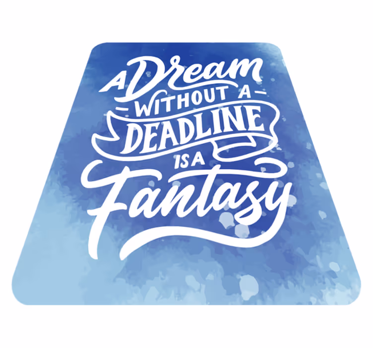 Vinyl carpet dream phrase - TenStickers