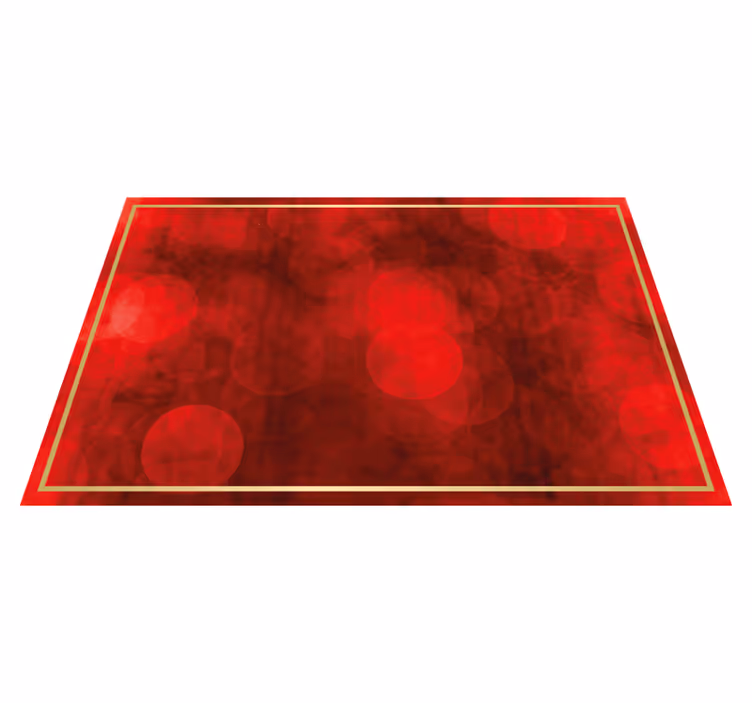 Red Textured Surface textured vinyl rug - TenStickers
