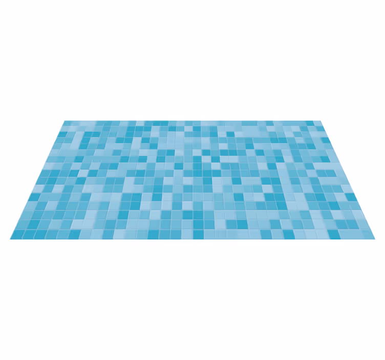 Mosaic style mosaic vinyl rug - TenStickers