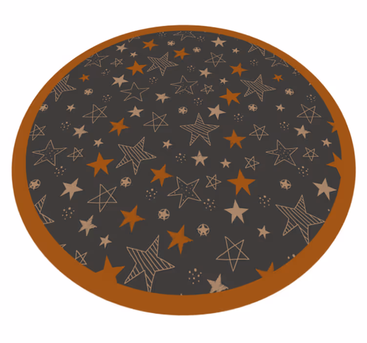Endless Dream star vinyl rug - TenStickers
