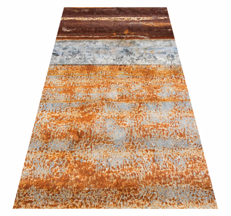 old rusty vintage vinyl rug - TenStickers
