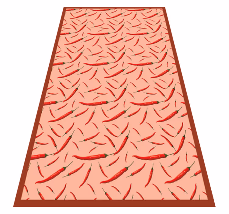 chili couple of peppers wood flooring - TenStickers