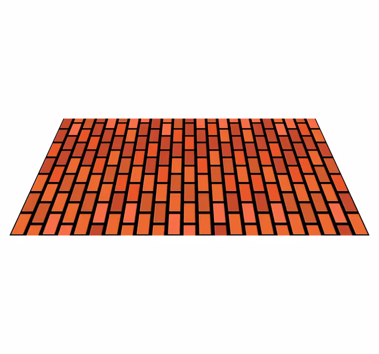Brick wall texture carpet - TenStickers