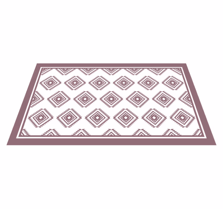 Ethnic Patterned Design ethnic vinyl rug - TenStickers