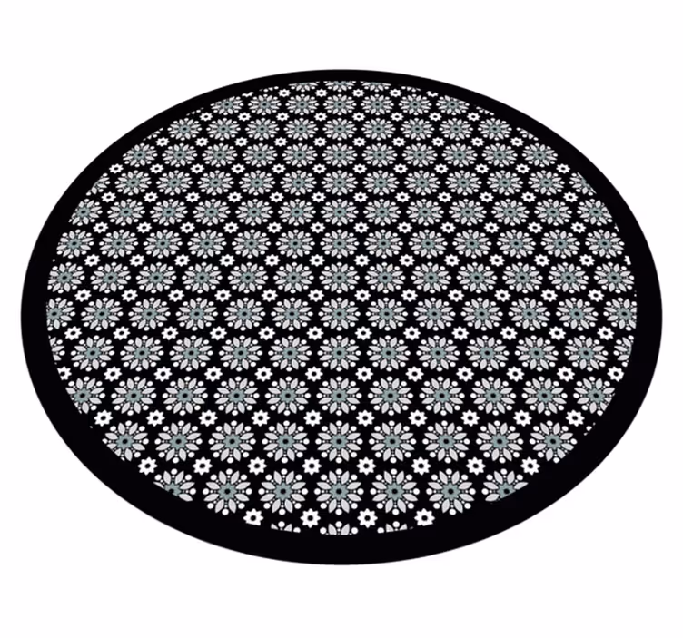 Black and white suns nature rug - TenStickers