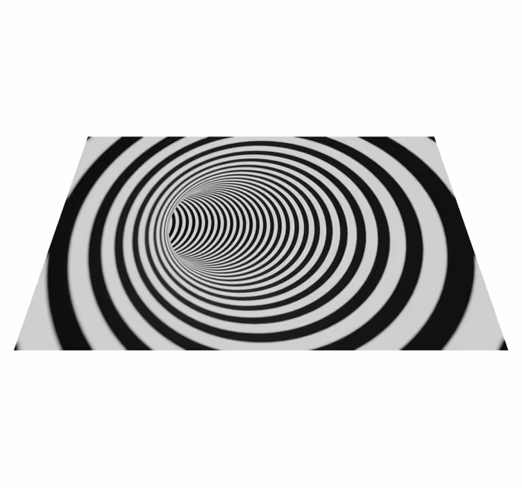 3d tunnel geometrical rugs - TenStickers