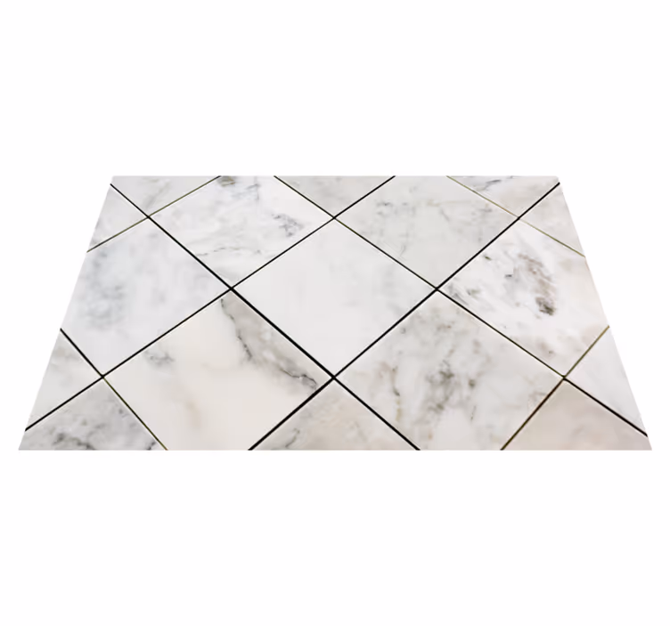 marble texture tiles modern rug - TenStickers