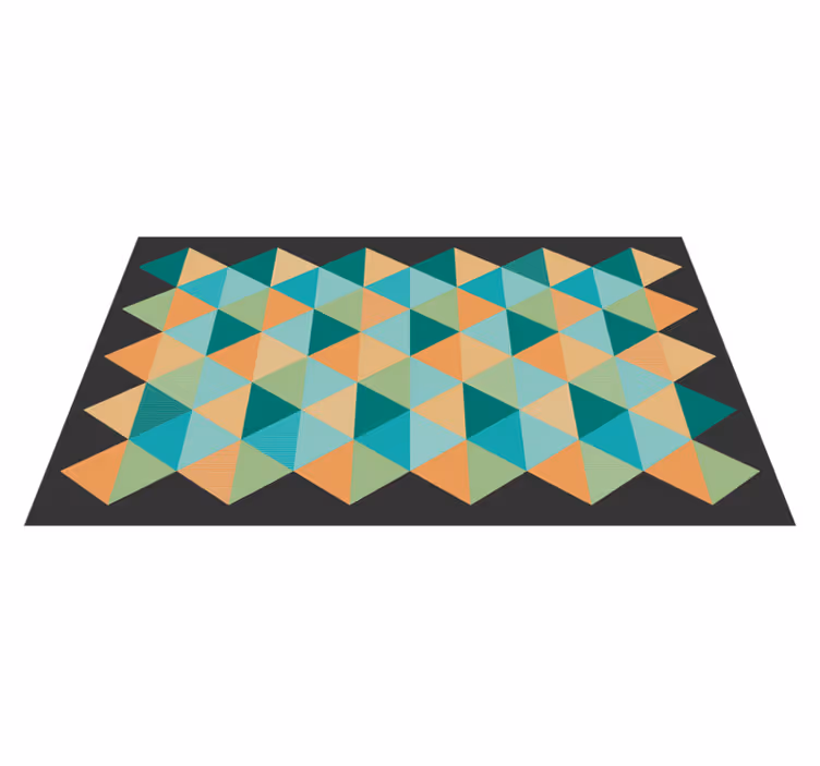Design losange motif  modern rug - TenStickers