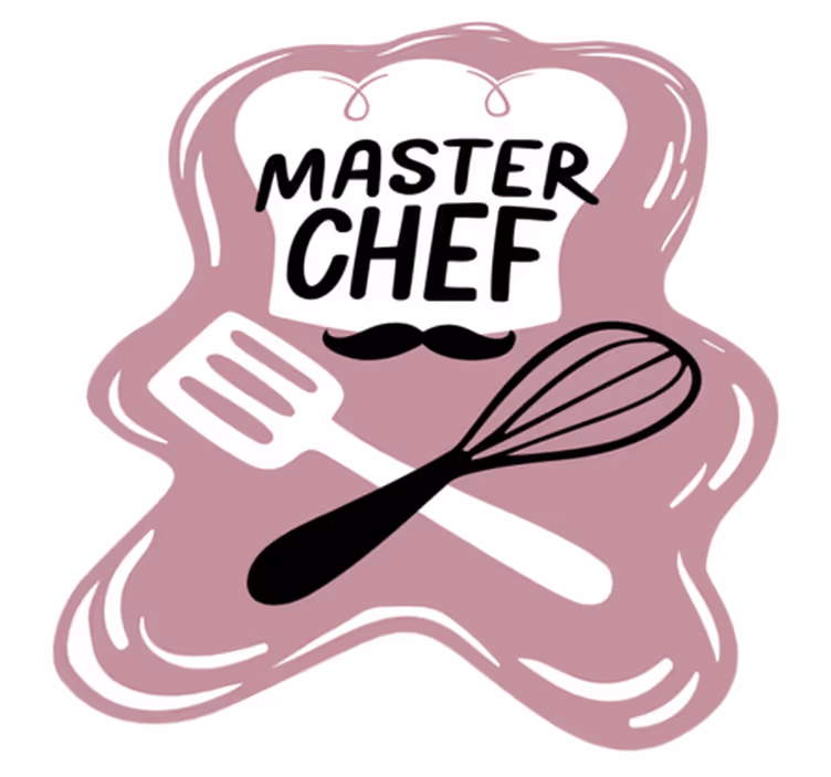Master chef kitchen floor tiles - TenStickers