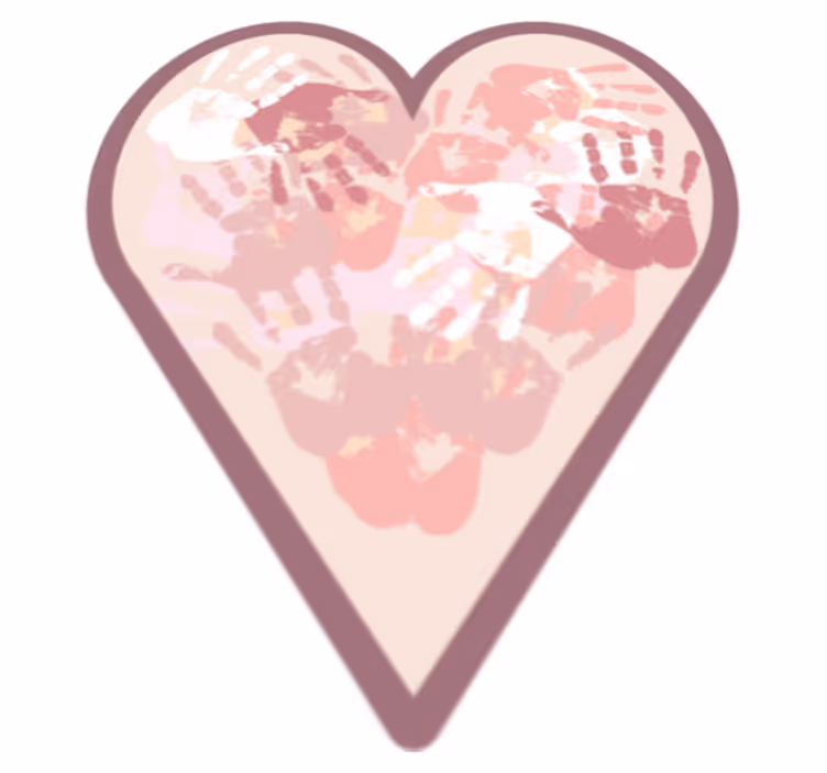 Personalized Heart custom vinyl rug - TenStickers