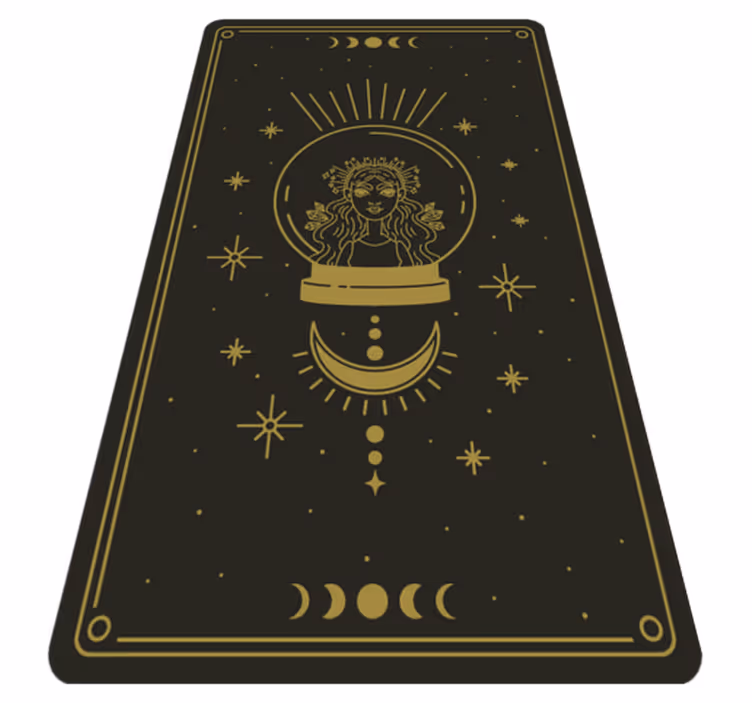 The witch and the moon bedroom rug - TenStickers