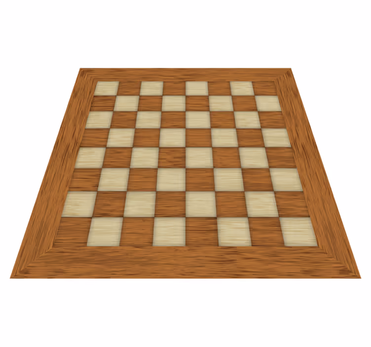 Chessboard bathroom vinyl rug - TenStickers