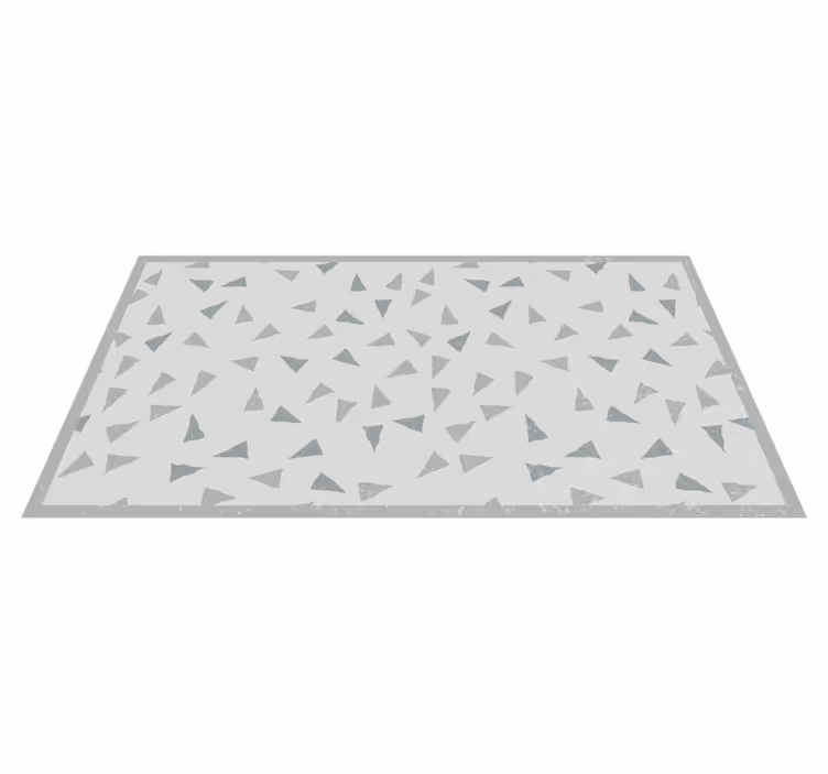 Triangular components geometric vinyl rug - TenStickers