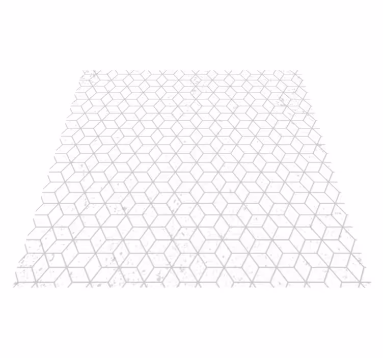 Nordic hexagons  nordic rug - TenStickers