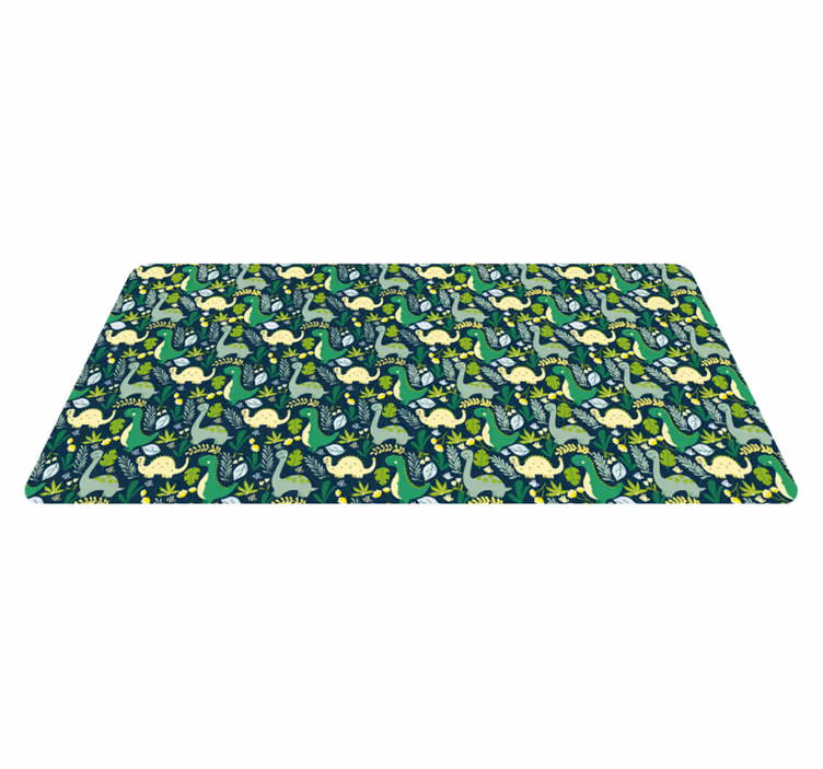 hand drawn dinosaurs on background animal rug - TenStickers