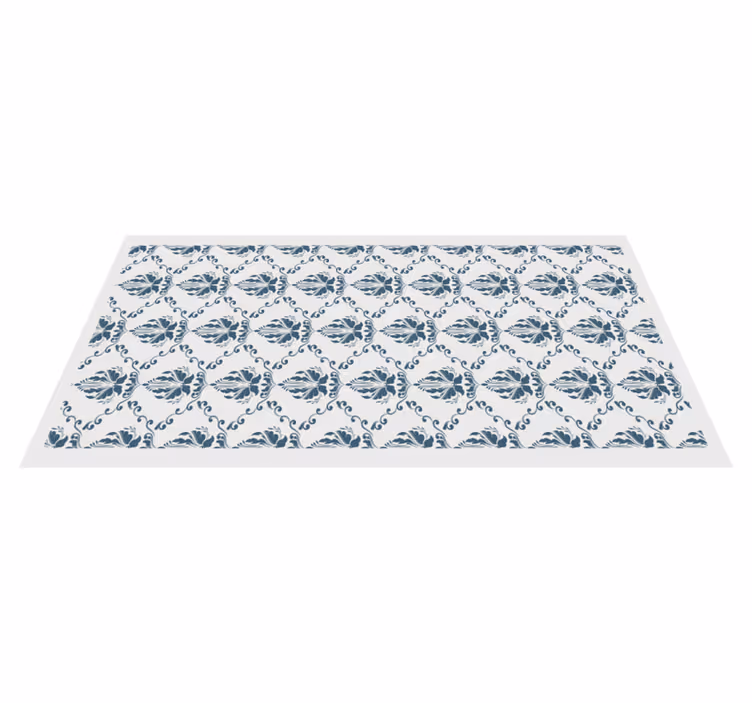 Luxury vintage floral pattern hallway runners - TenStickers