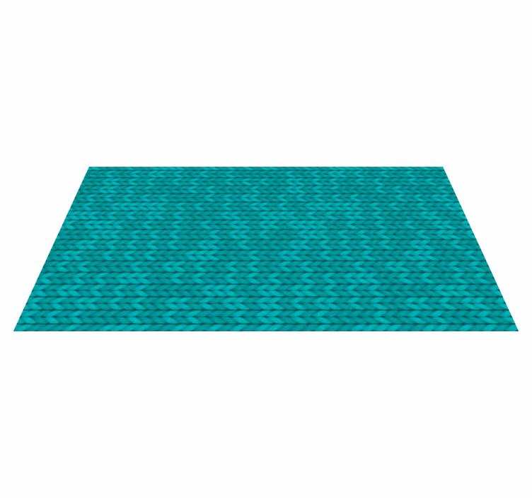 Green ropes minimal vinyl rug - TenStickers