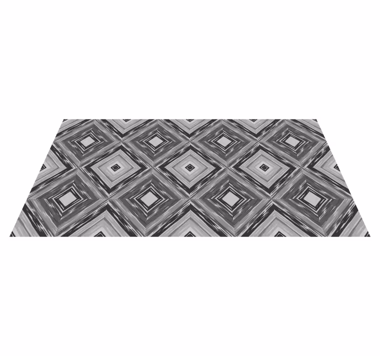 30 shades of gray cement tile  modern rug - TenStickers