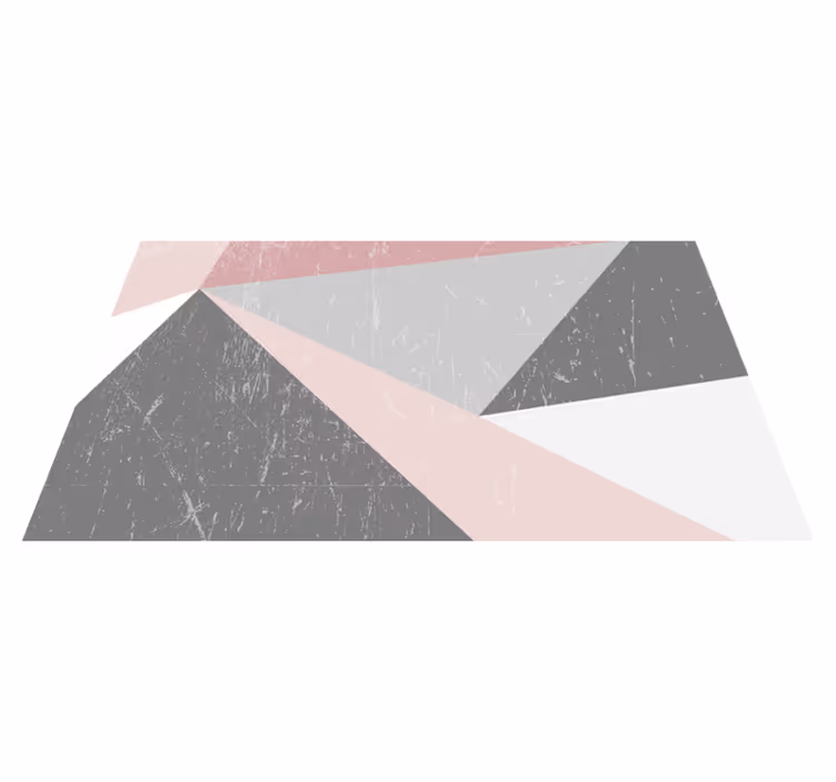 Geometric triangular geometric rugs - TenStickers