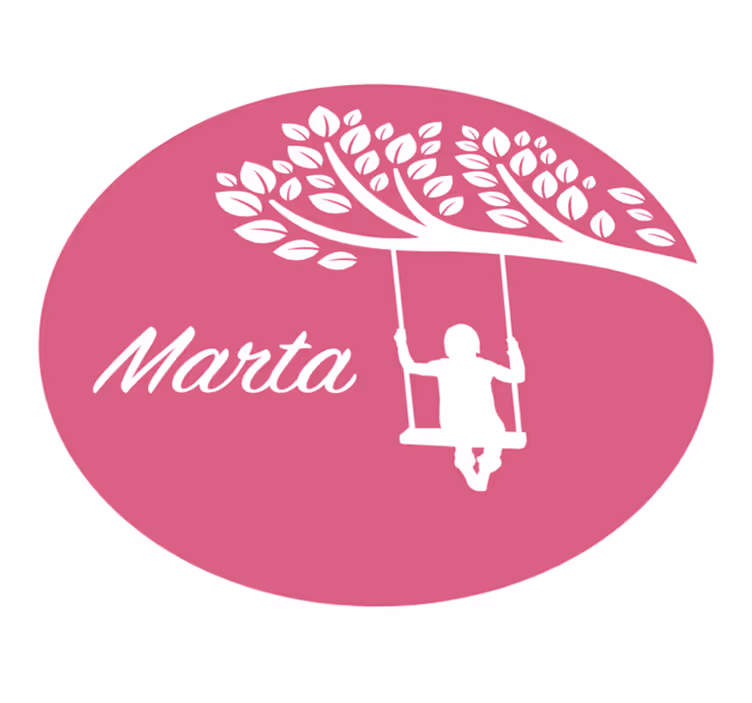 Personalized Swing custom vinyl rug - TenStickers
