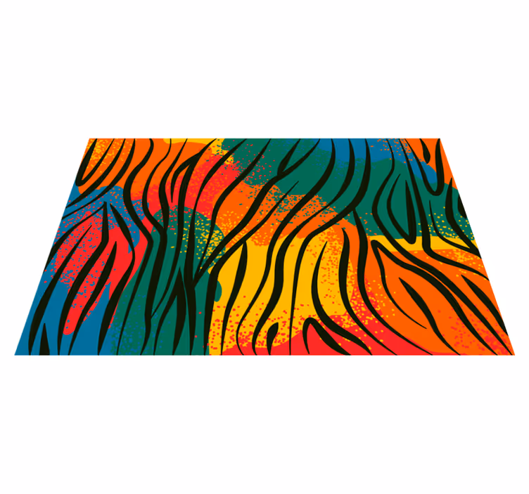 Colorful Nature Motif nature vinyl rug - TenStickers