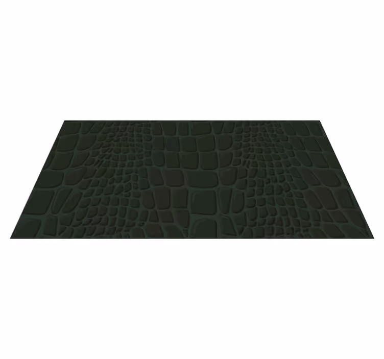 Crocodile Textured Surface animal print vinyl rug - TenStickers