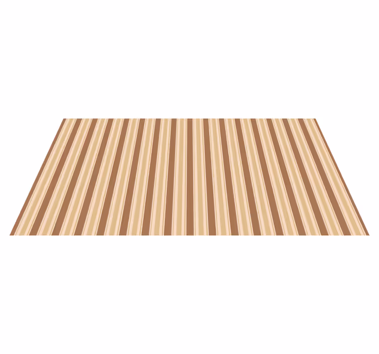 Beige barcode stripes carpet - TenStickers
