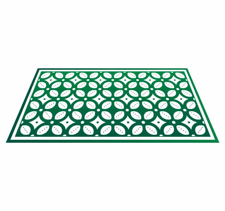 Emerald green tiles kitchen floor tiles - TenStickers