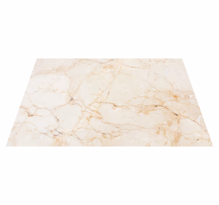White classic marble effect stone vinyl rug - TenStickers