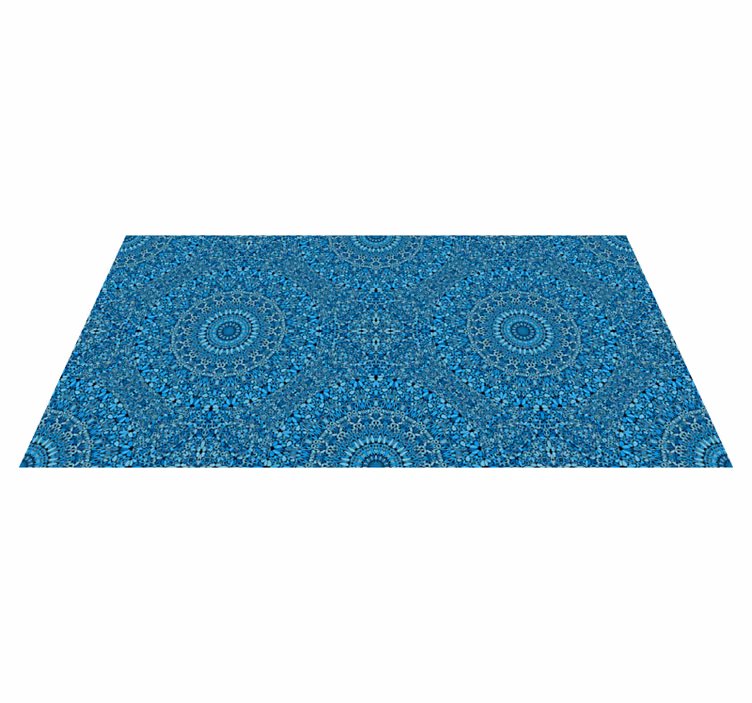 Roman mosaic floor vinyl tiles - TenStickers