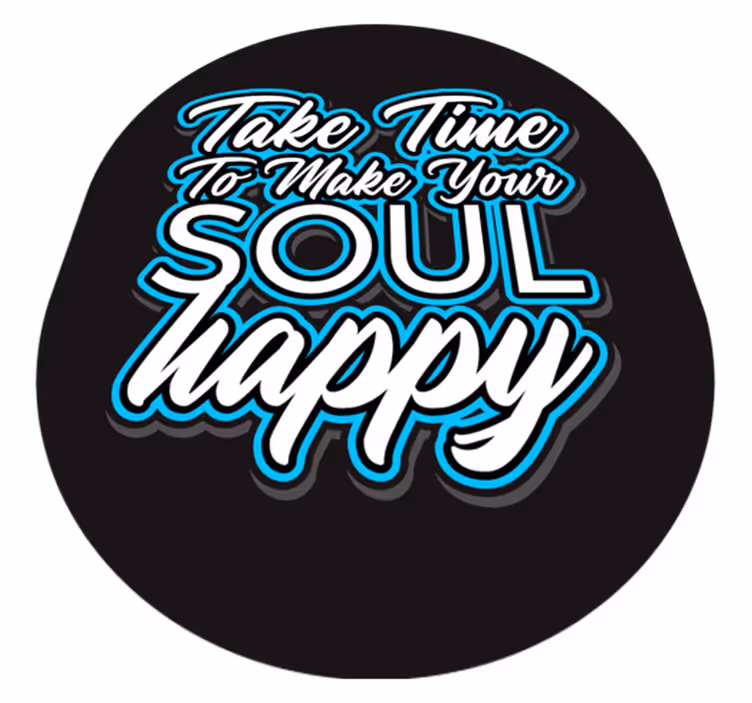 Do what makes your soul happy custom rug - TenStickers