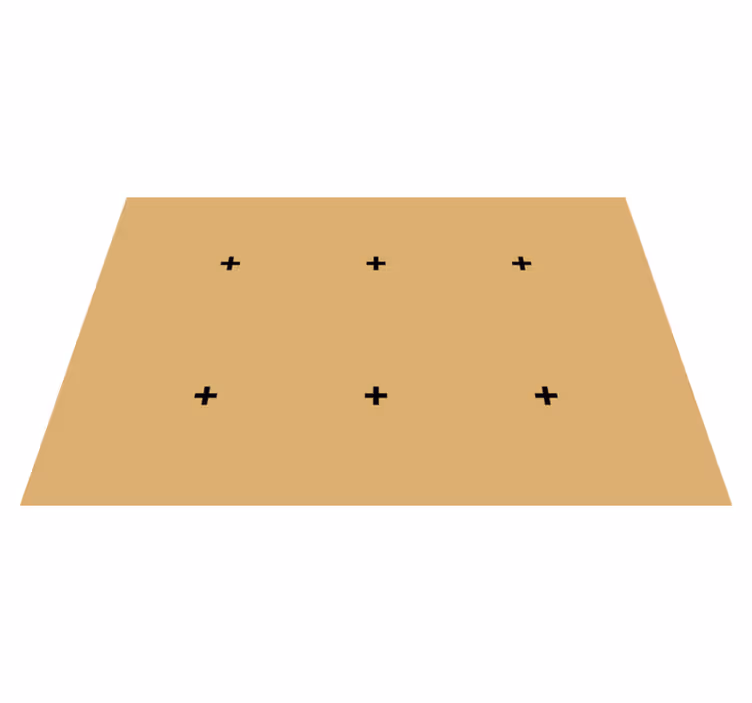 Nordic style mustard plus signs nordic rug - TenStickers