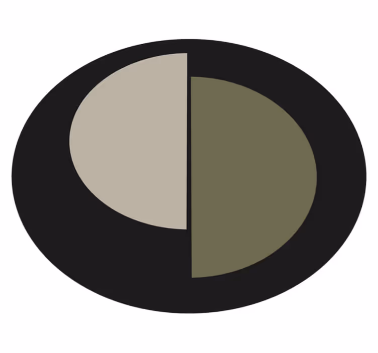 Nordic style oatmeal green vinyl rug - TenStickers